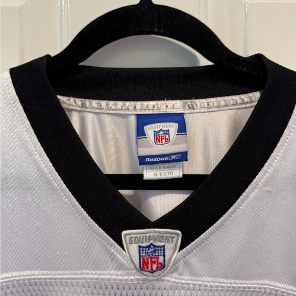 Mens NFL Reebok Carolina Panthers Steve Smith White Football Jersey Size XL - Picture 16 of 16